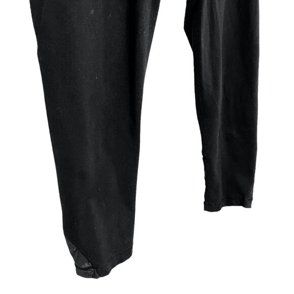 ZELLA Black Cropped Skinny Pull On Workout Athletic Stretch Knit Leggings S - Picture 7 of 16